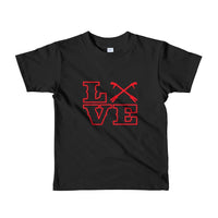 2 In 2 Out Apparel Black / 2yrs "Love Knot" Short sleeve kids t-shirt