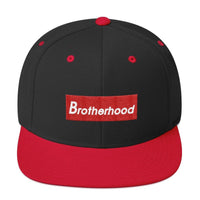 2 In 2 Out Apparel Black/ Red "BROTHERHOOD" Snapback Hat