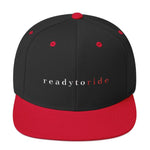 2 In 2 Out Apparel Black/ Red "READY TO RIDE" Snapback Hat