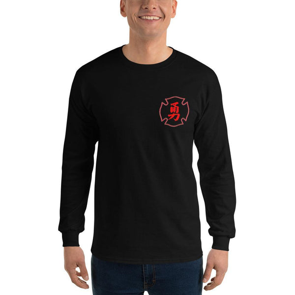 2 In 2 Out Apparel Black / S "BRAVERY" Long Sleeve T-Shirt