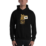 2 In 2 Out Apparel Black / S "CHINESE 72" Hooded Sweatshirt