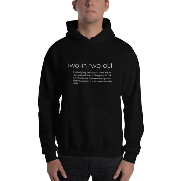 2 In 2 Out Apparel Black / S "DEFINITION" Hooded Sweatshirt