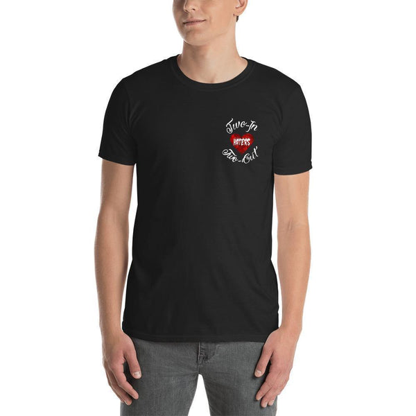 2 In 2 Out Apparel Black / S "HI HATER" Short-Sleeve Unisex T-Shirt