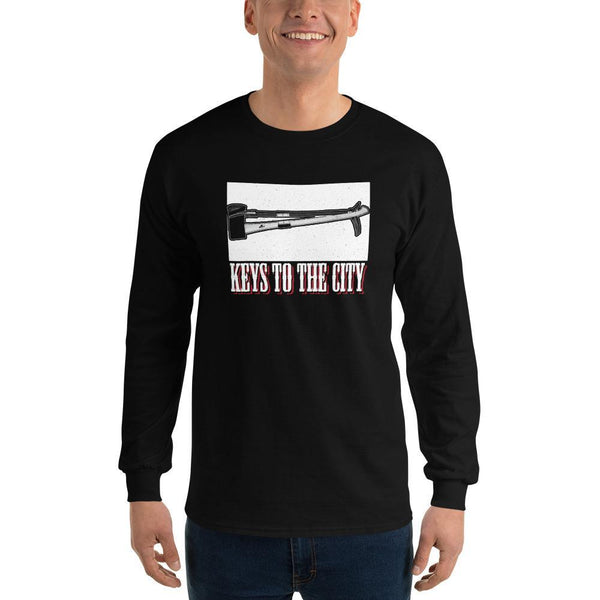 2 In 2 Out Apparel Black / S "KEYS TO THE CITY" Long Sleeve T-Shirt