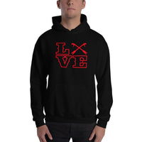 2 In 2 Out Apparel Black / S "LOVE KNOT" Hooded Sweatshirt