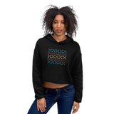 2 In 2 Out Apparel Black / S "UGLY SWEATER" Crop Hoodie