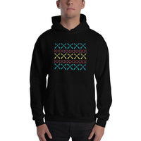 2 In 2 Out Apparel Black / S "UGLY SWEATER" Hooded Sweatshirt