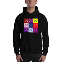 2 In 2 Out Apparel Black / S "WARHOL" Hooded Sweatshirt