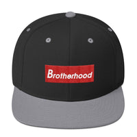 2 In 2 Out Apparel Black/ Silver "BROTHERHOOD" Snapback Hat
