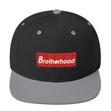 2 In 2 Out Apparel Black/ Silver "BROTHERHOOD" Snapback Hat