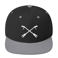 2 In 2 Out Apparel Black/ Silver "Logo" Snapback Hat