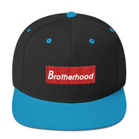 2 In 2 Out Apparel Black/ Teal "BROTHERHOOD" Snapback Hat