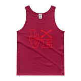 2 In 2 Out Apparel Cardinal Red / S "Love Knot" Tank top