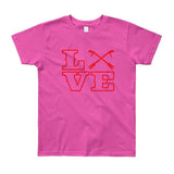 2 In 2 Out Apparel Fuchsia / 8yrs "Love Knot" Youth Short Sleeve T-Shirt