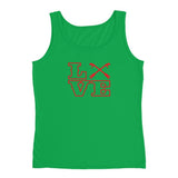 2 In 2 Out Apparel Green Apple / S "Love Knot" Ladies' Tank