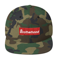 2 In 2 Out Apparel Green Camo "BROTHERHOOD" Snapback Hat