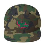 2 In 2 Out Apparel Green Camo "FRESH PROBIE" Snapback Hat