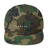 2 In 2 Out Apparel Green Camo "READY TO RIDE" Snapback Hat