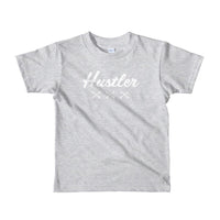 2 In 2 Out Apparel Heather Grey / 2yrs "HUSTLER XXX" Short sleeve kids t-shirt