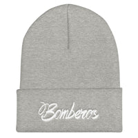 2 In 2 Out Apparel Heather Grey "BOMBEROS" Cuffed Beanie