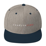 2 In 2 Out Apparel Heather Grey/ Navy "READY TO RIDE" Snapback Hat