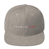 2 In 2 Out Apparel Heather Grey "READY TO RIDE" Snapback Hat