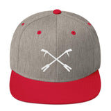 2 In 2 Out Apparel Heather Grey/ Red "Logo" Snapback Hat