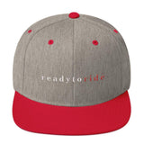 2 In 2 Out Apparel Heather Grey/ Red "READY TO RIDE" Snapback Hat