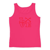 2 In 2 Out Apparel Hot Pink / S "Love Knot" Ladies' Tank