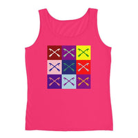 2 In 2 Out Apparel Hot Pink / S "Warhol" Ladies' Tank