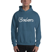2 In 2 Out Apparel Indigo Blue / S "BOMBEROS" Hooded Sweatshirt
