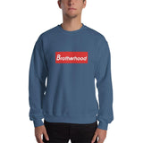 2 In 2 Out Apparel Indigo Blue / S "BROTHERHOOD" Sweatshirt