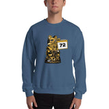 2 In 2 Out Apparel Indigo Blue / S "CHINESE 72" Sweatshirt