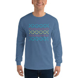 2 In 2 Out Apparel Indigo Blue / S "UGLY SWEATER" Long Sleeve T-Shirt