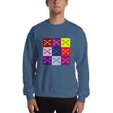 2 In 2 Out Apparel Indigo Blue / S "WARHOL" Sweatshirt