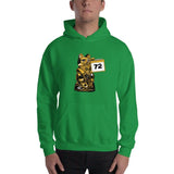 2 In 2 Out Apparel Irish Green / S "CHINESE 72" Hooded Sweatshirt