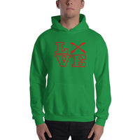 2 In 2 Out Apparel Irish Green / S "LOVE KNOT" Hooded Sweatshirt