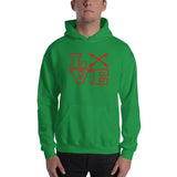 2 In 2 Out Apparel Irish Green / S "LOVE KNOT" Hooded Sweatshirt