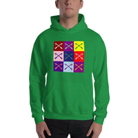 2 In 2 Out Apparel Irish Green / S "WARHOL" Hooded Sweatshirt
