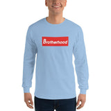 2 In 2 Out Apparel Light Blue / S "BROTHERHOOD" Long Sleeve T-Shirt