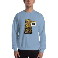 2 In 2 Out Apparel Light Blue / S "CHINESE 72" Sweatshirt