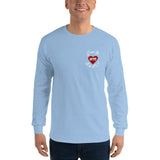 2 In 2 Out Apparel Light Blue / S "HI-HATER" Long Sleeve T-Shirt