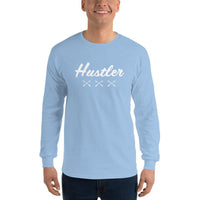 2 In 2 Out Apparel Light Blue / S "HUSTLER XXX" Long Sleeve T-Shirt