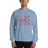 2 In 2 Out Apparel Light Blue / S "LOVE KNOT" Sweatshirt