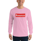 2 In 2 Out Apparel Light Pink / S "BROTHERHOOD" Long Sleeve T-Shirt
