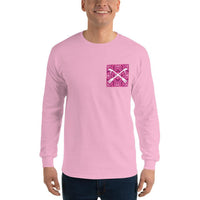 2 In 2 Out Apparel Light Pink / S "PURP LOGO" Long Sleeve T-Shirt