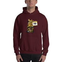 2 In 2 Out Apparel Maroon / S "CHINESE 72" Hooded Sweatshirt