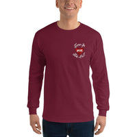 2 In 2 Out Apparel Maroon / S "HI-HATER" Long Sleeve T-Shirt