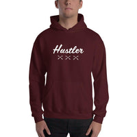 2 In 2 Out Apparel Maroon / S "HUSTLER XXX" Hooded Sweatshirt