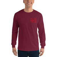 2 In 2 Out Apparel Maroon / S "LOVE KNOT" Long Sleeve T-Shirt